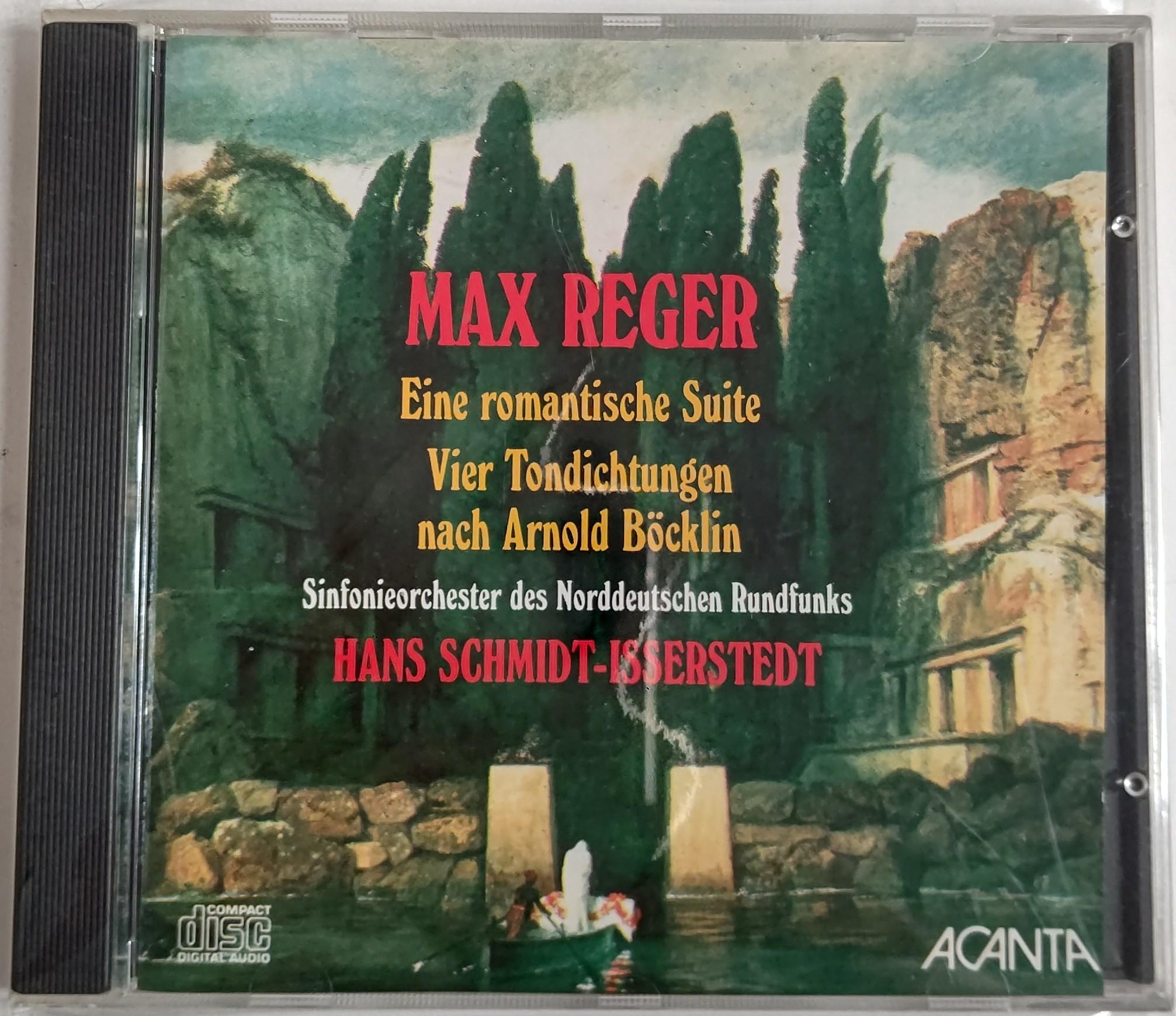 

CD MAX REGER SINFONIEORCHESTER DES NO Eine Romantische Suite Vier Tondi 43077 ACANTA 1988 Germany Classical Used