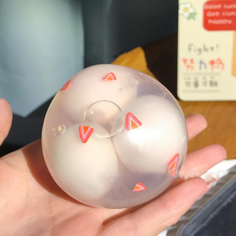 Креативный Хрустящий Шарик из Рисового Теста Можно Разбить Три Раза Маленький Шарик Гигантский Антистресс Ручной Шарик Игрушки для Снятия Напряжения