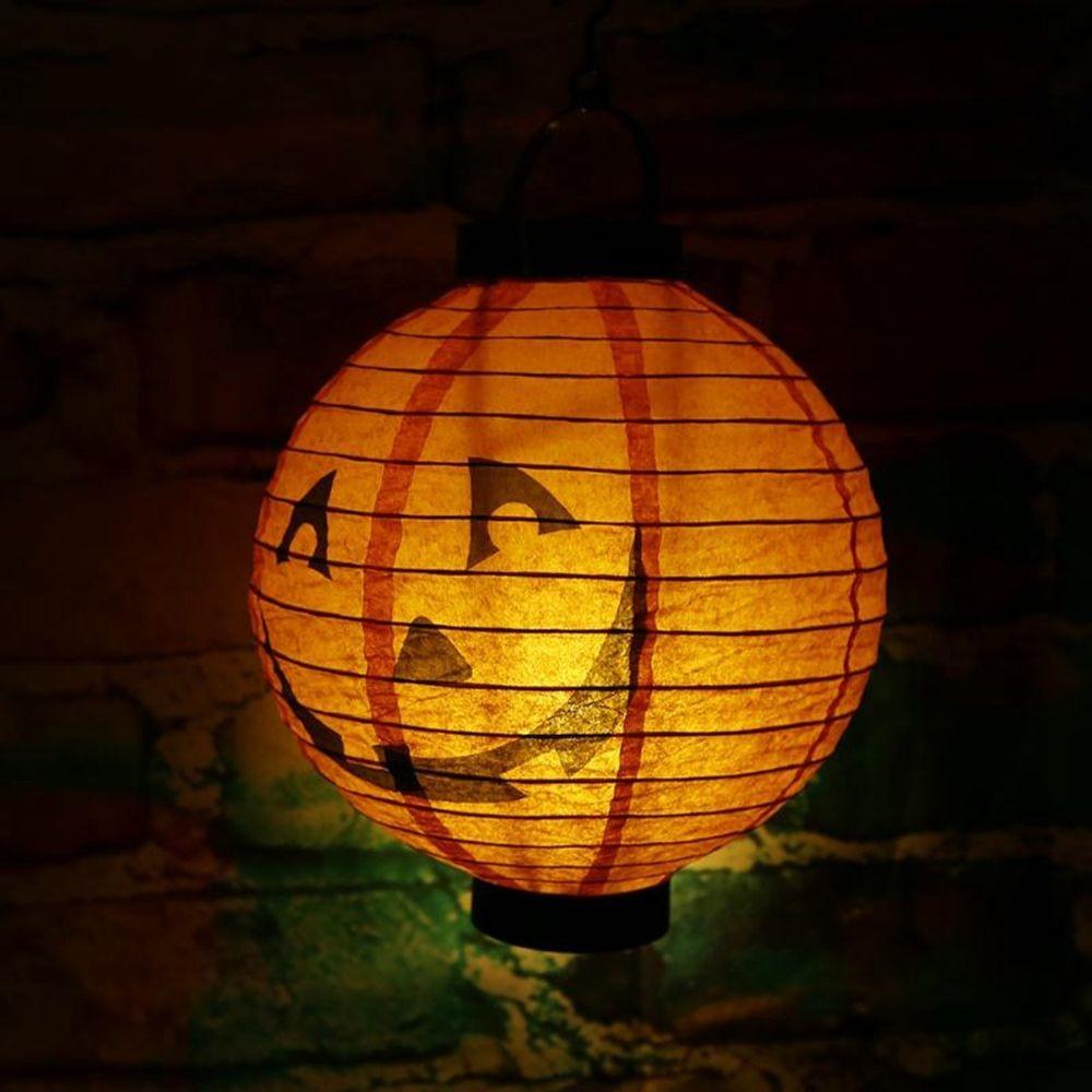 With Handle Hanging Pumpkin Lantern DIY Halloween Pumpkin Lantern Party Pendants