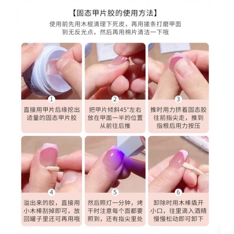 Long Style 3D Embossed Bow Nail Tips Handmade Press-On Nails Women Floral Butterfly Design