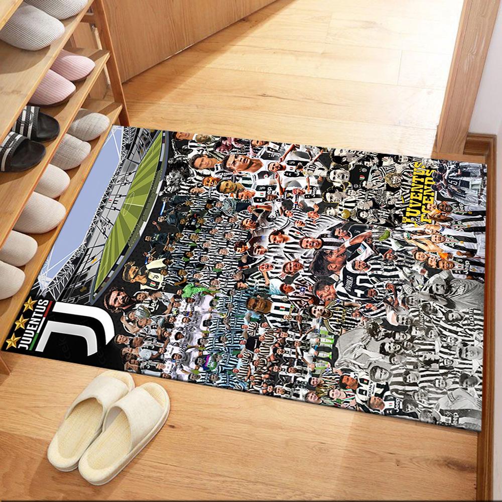 Juventus Floor Rug Office Rug Suitable For Entryway Kitchen Dormitory Study Room Antislip Rug Anime Office Decor