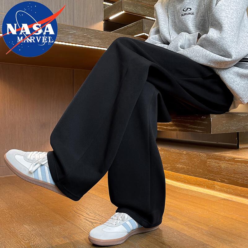 NASA MARVEL Men's Loose Straight-Leg Casual Pants