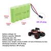 2pcs AA 6.0V 800mAh Rechargeable RC Toy Car with SM2P Plug for RC Truck Stunt Car Excavator Toy Car and USB Charging Cable