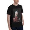 Halloween Clown Horror Movie Terrifier 8 Men TShirt Oversized T Shirts Mens Round Neck Cotton Tees Short Summer Male
