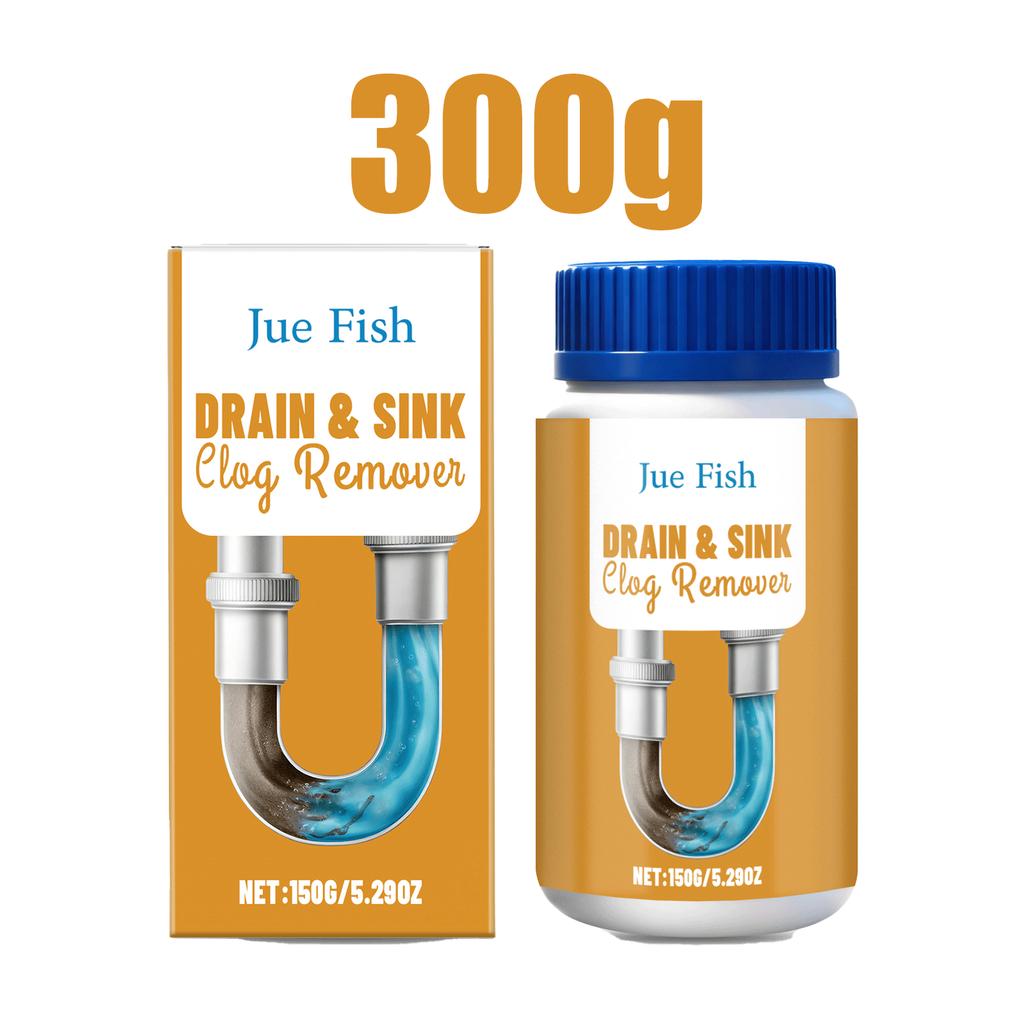 Drain Clog Remover Powder Pipe Dredge Agent Hair Grease Dissolver Kitchen Sink Bathroom Unblocker Fast Cleaning Tool 150g