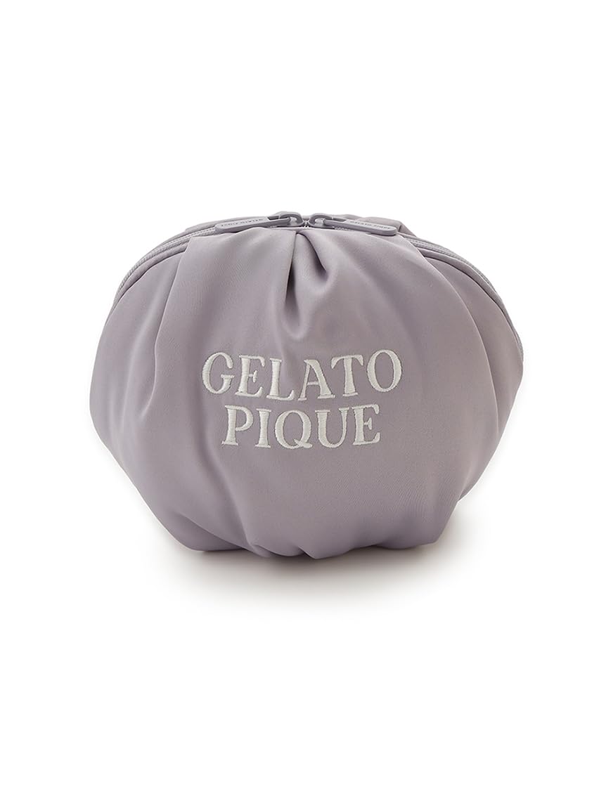 Satin Embroidered Pouch PWGB262646 NVY F [Gelato Pique] Women s