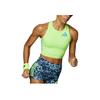 adidas Adizero Road To Records Slim Fit Crop Top Damen Tops Hellgrün IT5774