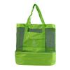 Mesh Transparent Storage Bag Double-layer Heat Preservation Large Capacity Convenient Picnic Beach Bags Tote Office Snacks Bags
