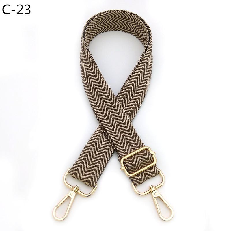 New Arrow Solid Color Bag Shoulder Strap Accessories One Shoulder Oblique Span Adjustable Replacement School Bag Wave Strap