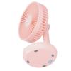 Oscillating Desk Fan Rechargeable Mute Practical Desktop USB Charging Fan for Home School