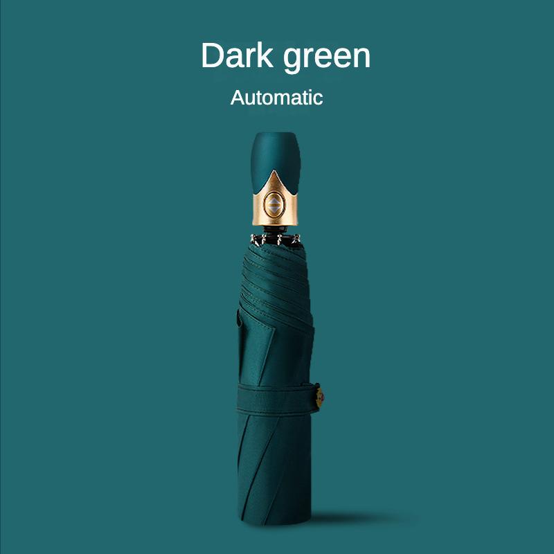 8/10 Bein Automatisk/Manuell Sammenleggbar Paraply for Kvinner Sol og Regn UV Trefoldige Paraplyer Paraguas Mujer Guarda Chuva