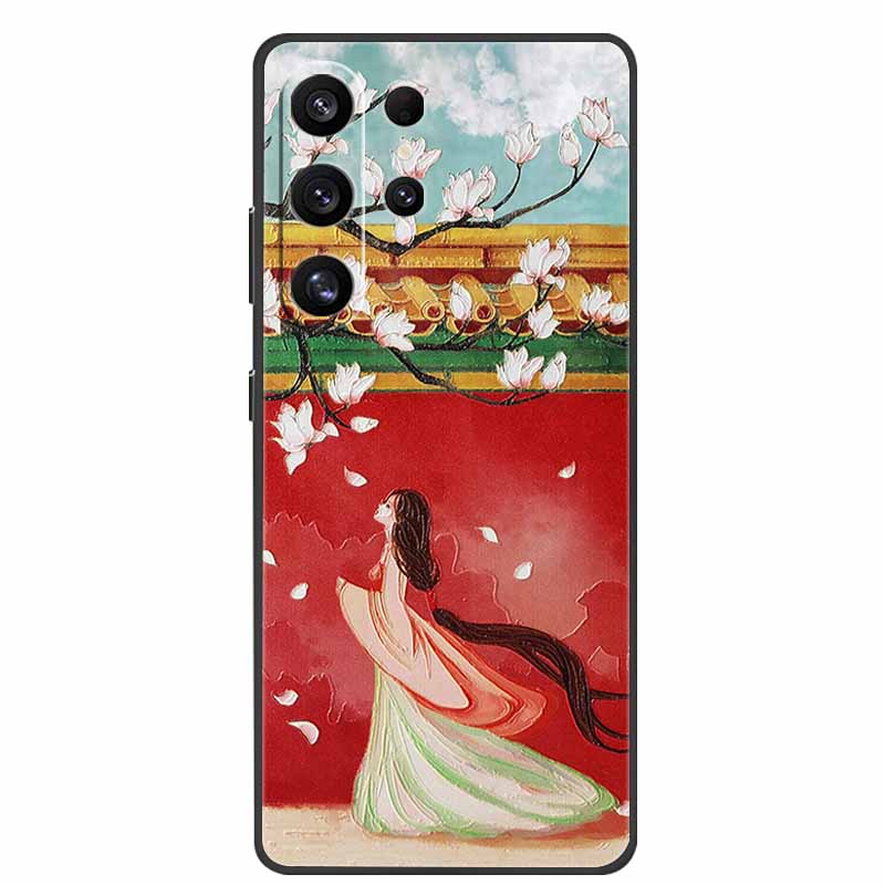 For Samsung Galaxy S26 Ultra Case 3D Relief Flower Emboss Silicone Funda For Samsung S26 Ultra S 26 Ultra Relief Cartoon Bumper