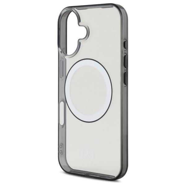Mercedes Mehmp16S23Huokc Iphone 16 6.1  Transparent Hardcase Printed Logo Magsafe