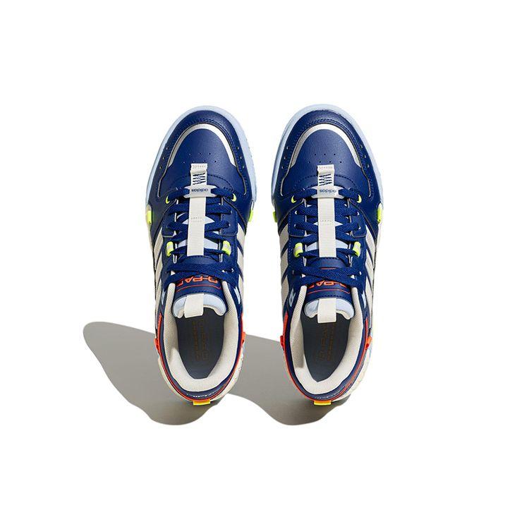 Adidas Neo D-Pad Trendy Casual Non-Slip Wear-Resistant Low-Top Skate Shoes Unisex Sneakers Blue White Orange IG2805