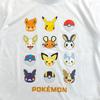 Fineplus Elektrisch Type Korte Mouw en Muggenwerend Pokémon T-shirt, Vochtregulerend, Sneldrogend, Antibacterieel, Geurbestendig,