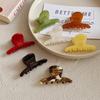 Colorful Acetic Acid Hair Claw Mini Acetic Acid Side Clip Sweet Small Shark Clip  Gifts