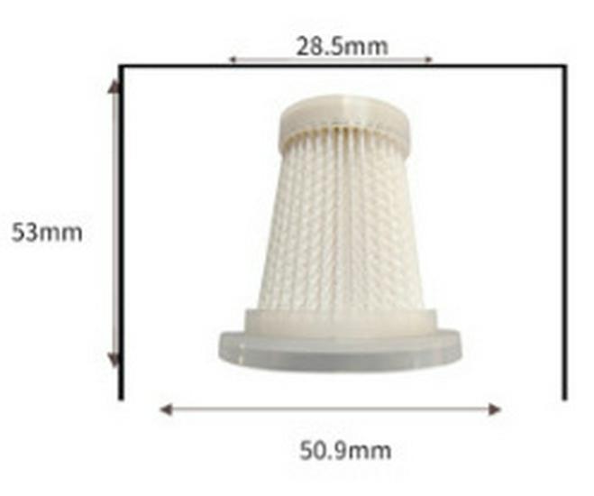 Wireless Handheld Car Vacuum Cleaner Accessory Set with HEPA Filter Screen and Universal Filter Element