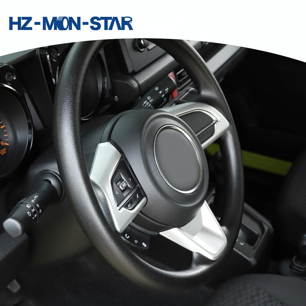Steering Wheel Switch Panel Cover Fit Suzuki JB64 JB74 Steering Wheel Button Trim Frame