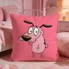 CCourage The Cowardlys DDogs Cushion Cover Premium Comfort Reversible Pillow CoveTwo In One Design For Any Room  Car Interior