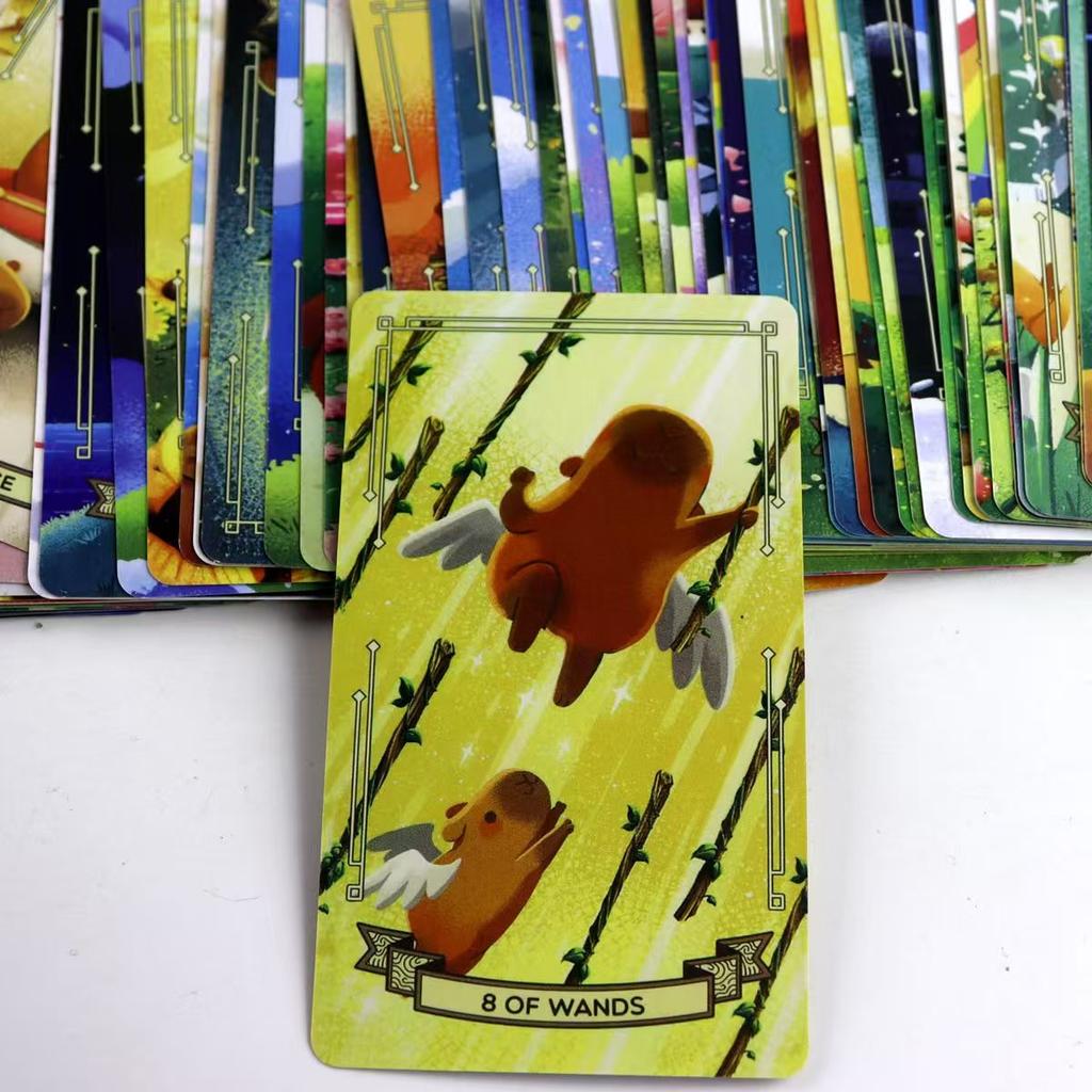 Capybara Tarot Deck 10.3*6cm 78 Cute Tarot Cards Bring That Soothing Vibe and Energy Into A Tarot Deck