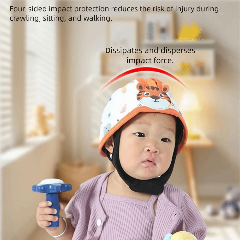 Breathable Baby Safety Hat Adjustable Toddler Safety Helmet Child Head Cushion  Crawling
