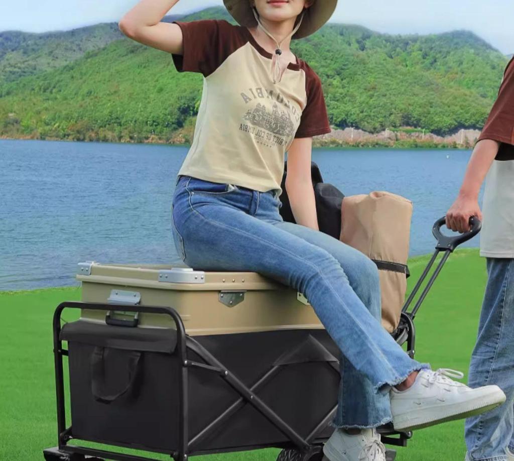Faltbarer Wohnmobil-Reisewagen für Outdoor-Camping und Straßenstände