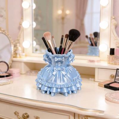 1PC3D Printed Jewelry Tray Is Suitable for All Kinds of Jewelry Storage, Makeup Pen Storage Princess Skirt Decorative Ornaments