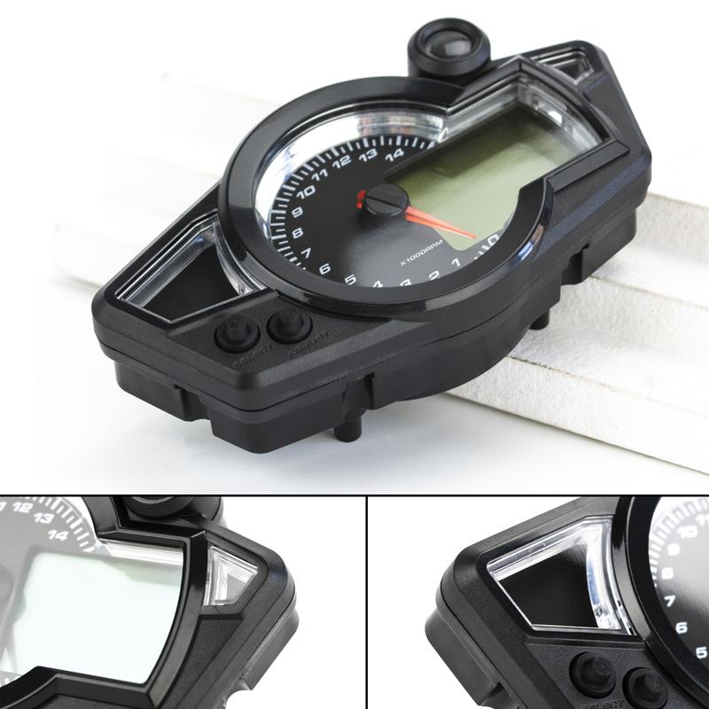 Backlight Lcd Odometer Universal Motorcycle Rpm Digital Display Speedometer
