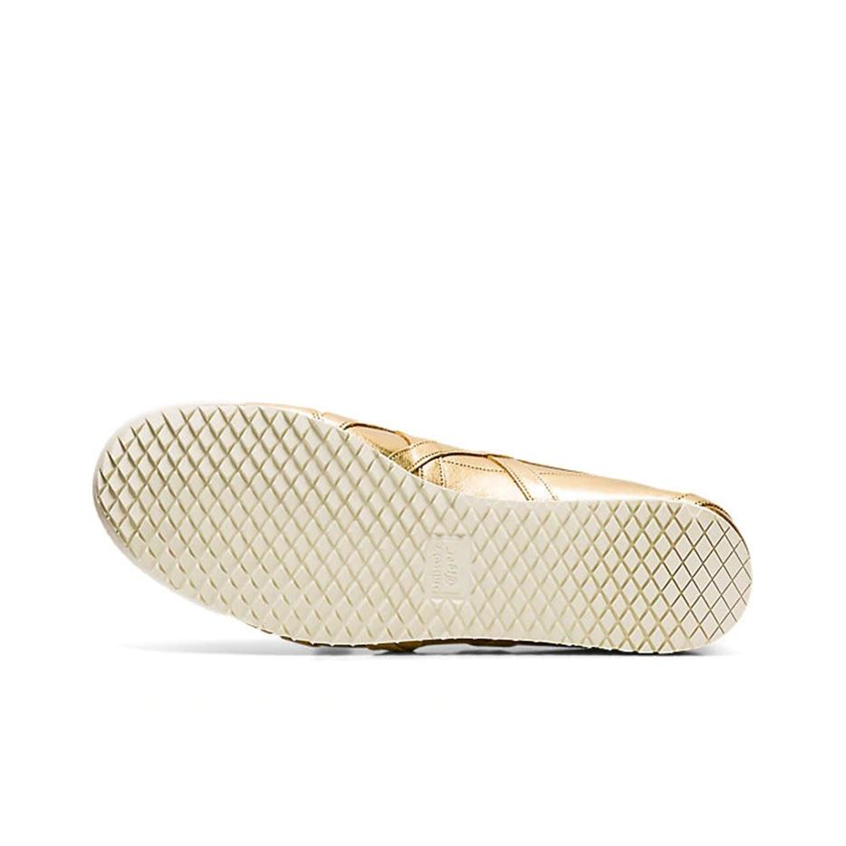 ONITSUKA TIGER Mexico 66 Sd Suede Retro Sports Slip Resistant Durable Lightweight Low Top Casual Shoes Unisex Casual Shoes Gold 1183A740-200