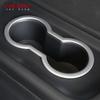 For Mitsubishi Outlander PHEV 2018 2017 2016 2015 2014 Car Console Water Cup Holder Trim Frame Cover Sticker Interior Decoration