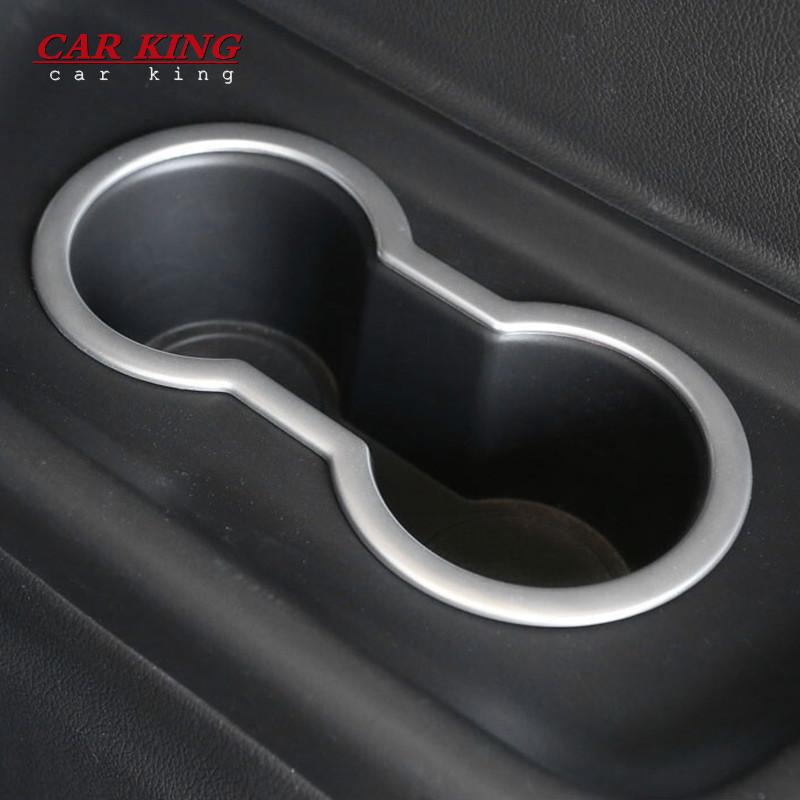 For Mitsubishi Outlander PHEV 2018 2017 2016 2015 2014 Car Console Water Cup Holder Trim Frame Cover Sticker Interior Decoration