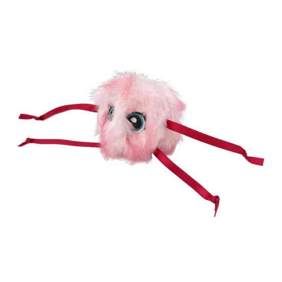 Cat Interactive Plush Ball Toy Smart Automatic Rolling Cartoon Ball Toy Indoor Cats Boredom Relief Self-Rolling Teaser Ball
