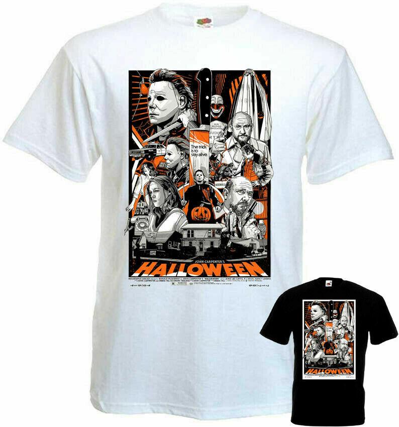 Halloween v70 T-shirt movie poster John Carpenter all sizes S5XL Men S