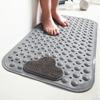 Bathroom Shower Mat Foot Massager With Non-Slip Pad Suction Cups Bathroom Mat Silicone Suction Cup Massage Brush For Bathroom