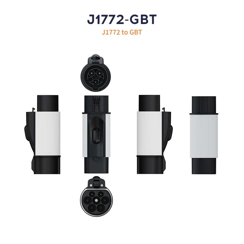Type1 to GBT Adapter 32A SAE J1772 to GBT EV Charger Adapter for New Electric Vehicle Charging GBT EVs Fit J1772 Charger J1772 to GBT