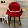 Bar Stool Chair Cover Cotton Dust-proof Anti-Skid Elastic Modern Beauty Salon Bar Lift Chair Restaurant Hotel Dining Chair Cover