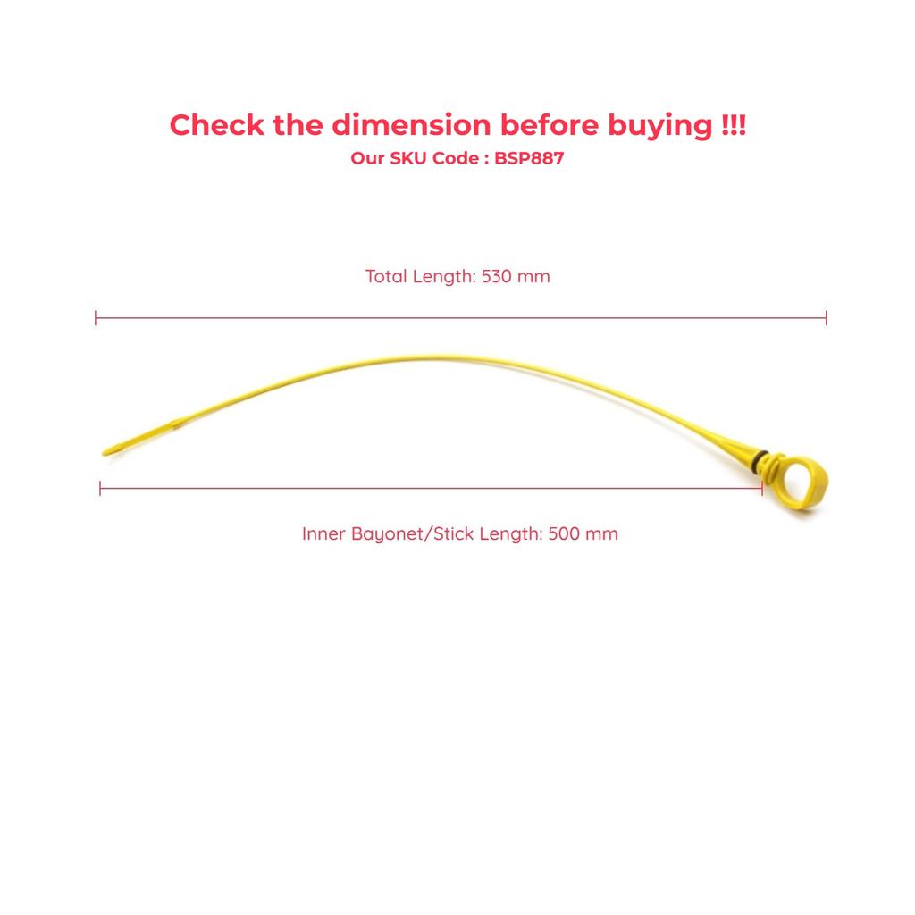 BROSS Auto Parts BSP887 Engine Oil Dipstick Measurer 117485; 1331073 for Ford Citroen Peugeot Fast Shipment Ship From Turkey