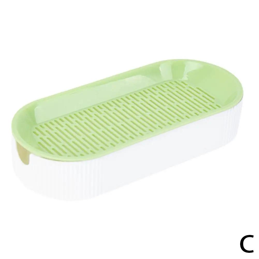 

Поддон для выращивания травы для домашних животных, стартовая тарелка, ящик для тепличных растений, гидропоника, выращивание в горшках, проращивание травы в питомнике E8i7 зелёный