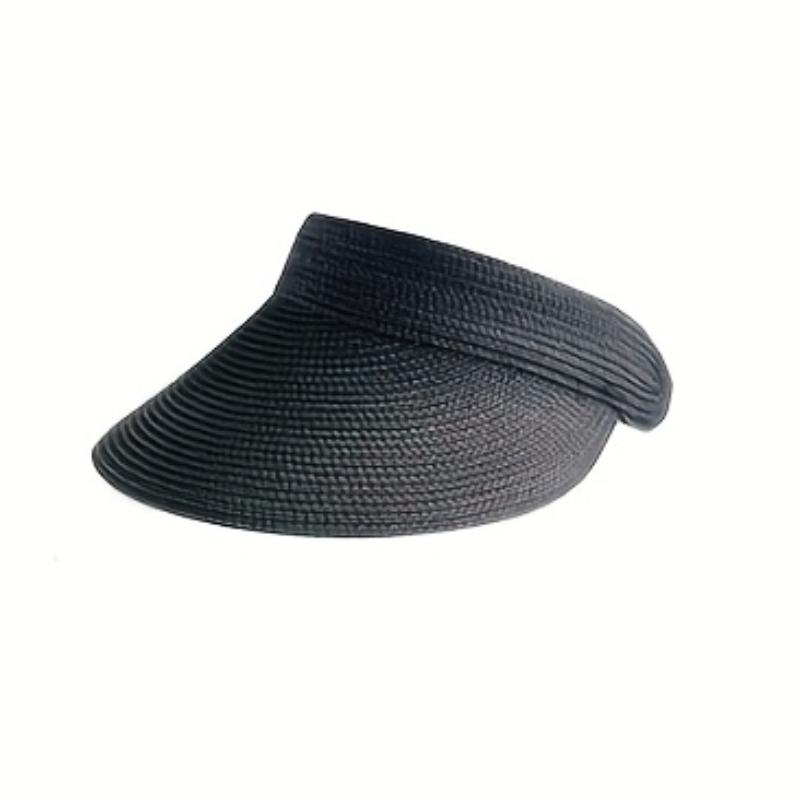 New spring sun hat for women's outdoor travel sun hat with large eaves and foldable roof beach straw hat