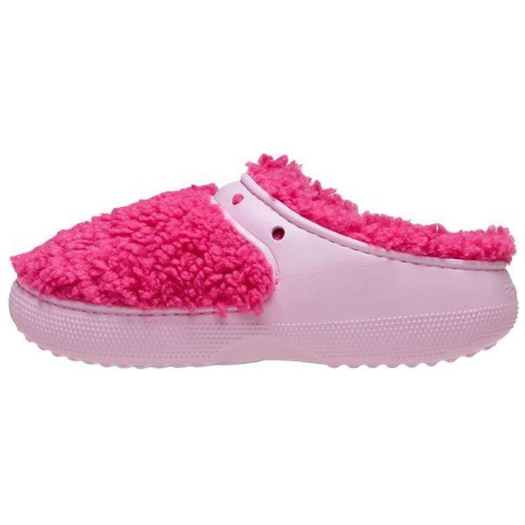 Crocs Simple Versatile EVA Anti-Wear Closed-Toe Slippers Women Slippers Pink 211327-6ZQ