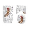 3Pcs Christmas Bathroom Pedestal Rug Lid Toilet Cover Bath Mat Shower Bathroom Non- Pedestal Rug