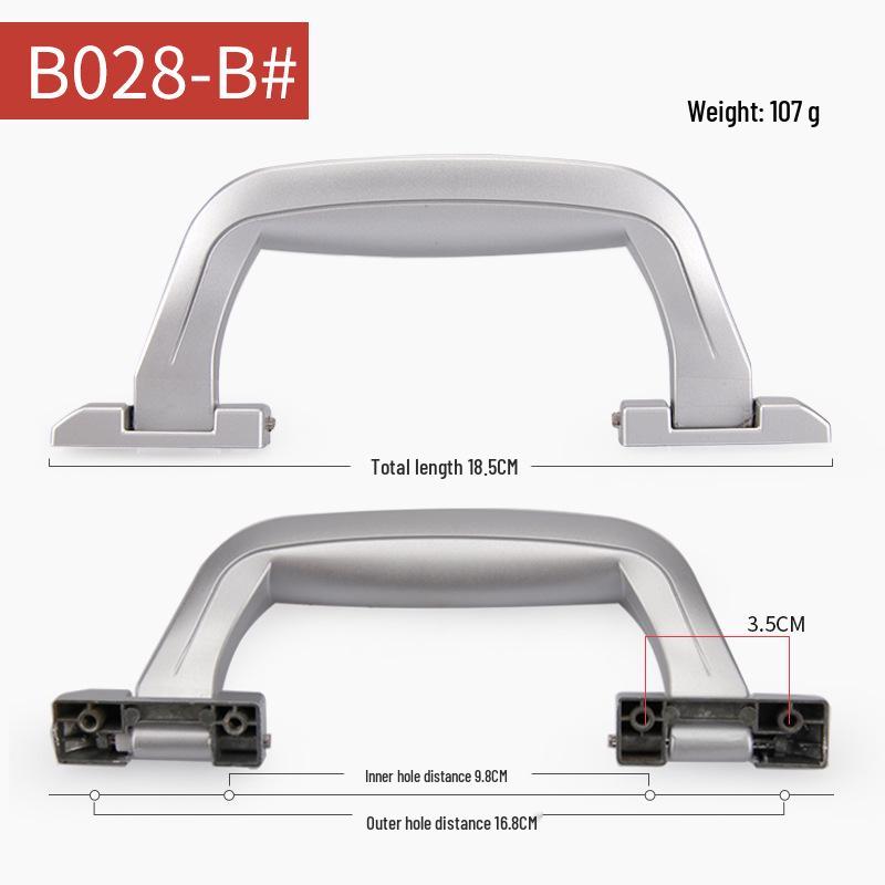 Aluminium-Trolley-Koffer Koffergriff: Hartschalen-Zubehör für Reisegepäck.