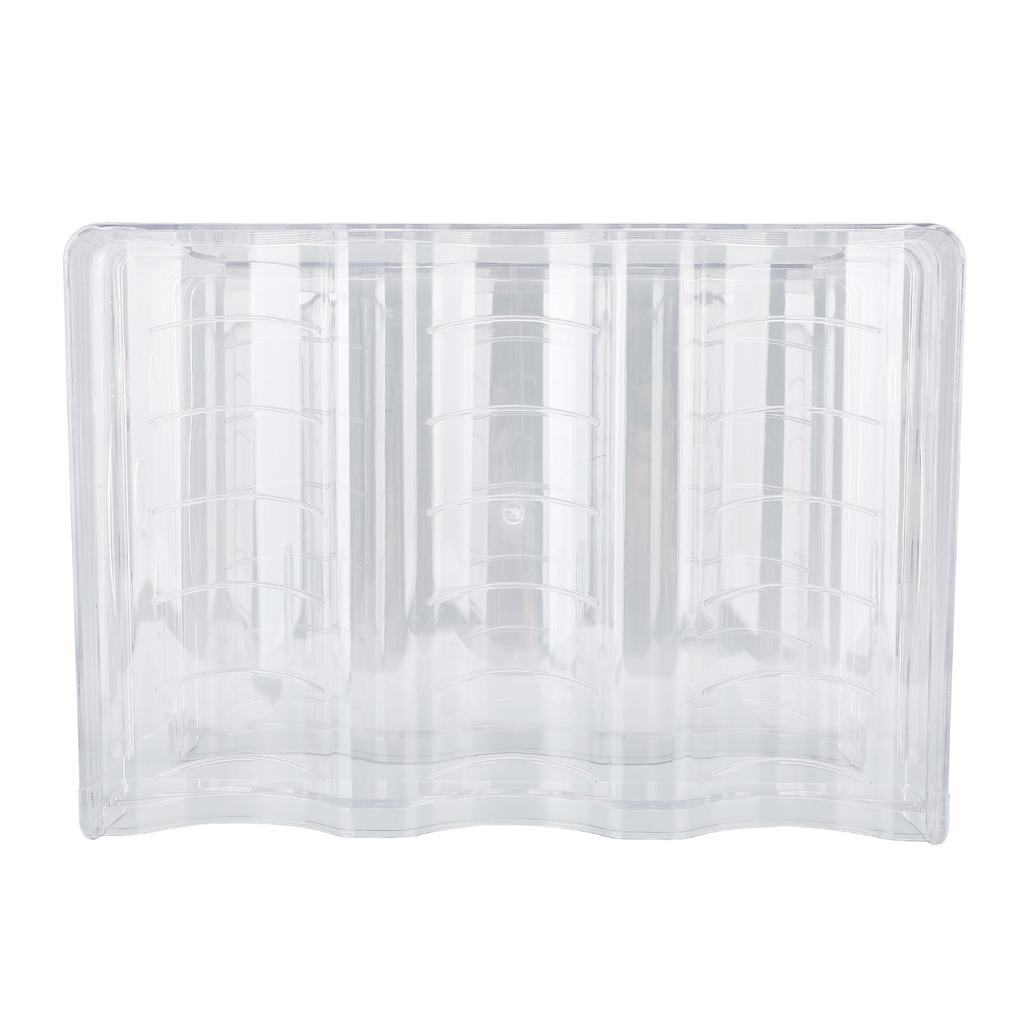Stackable Water Bottle Organizer Double Layer Transparent Plastic Desktop Cup Storage Rack for