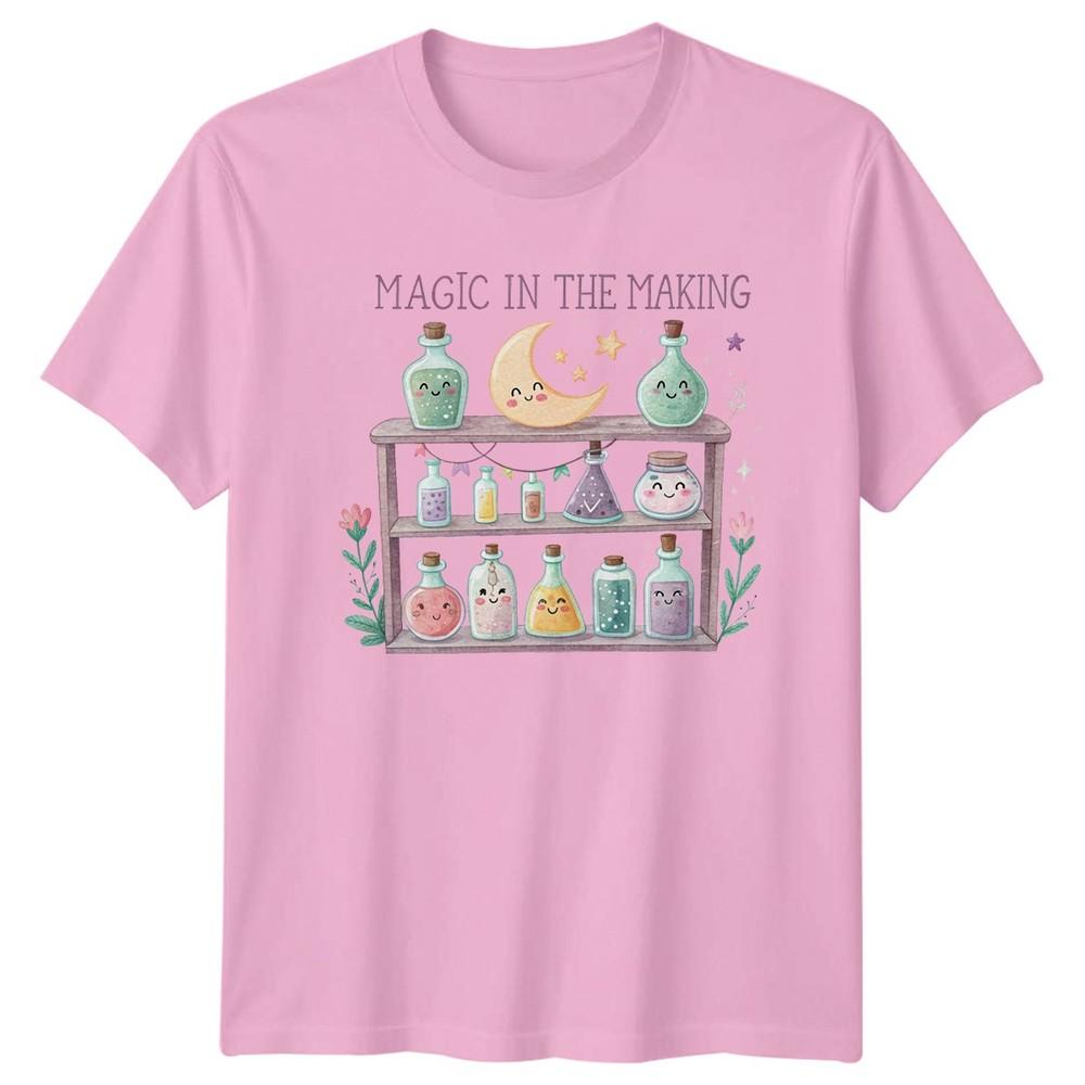 Magic In The Making Unisexs TShirt Kawaii Witchcraft Potions Halloween Gift