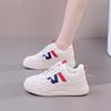 Little white shoes women's autumn new retro color matching casual board shoes muffin platform student running shoes