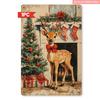 Pcs Vintage Christmas  Metal Tin Signs Retro Iron Wall Art Plaques with Festive Quotes Rustic Decor for Living Room