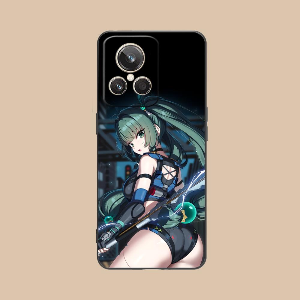Zenless Zone Zero QingYi Phone Case for Realme 15 14 13 12 11 10 9 Pro Plus T i Lite 5G Colorful Printing Cover Cover Smartphone