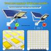 Brand Super Bright LED Solar Street & Courtyard Light - High Power, Waterproof, with Light Pole