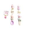 Handmade Cartoon Animal Tableware DIY Resin Ornament Pack