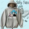 Felpa Sally Face Gioco Horror e Mistero Felpa Sally Face Calda Unisex Donna Uomo Felpa con Cappuccio Felpa Stampata Street Fashion